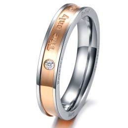 Titanring Mit Garantierter Qualität Und Quantität Für Verliebte