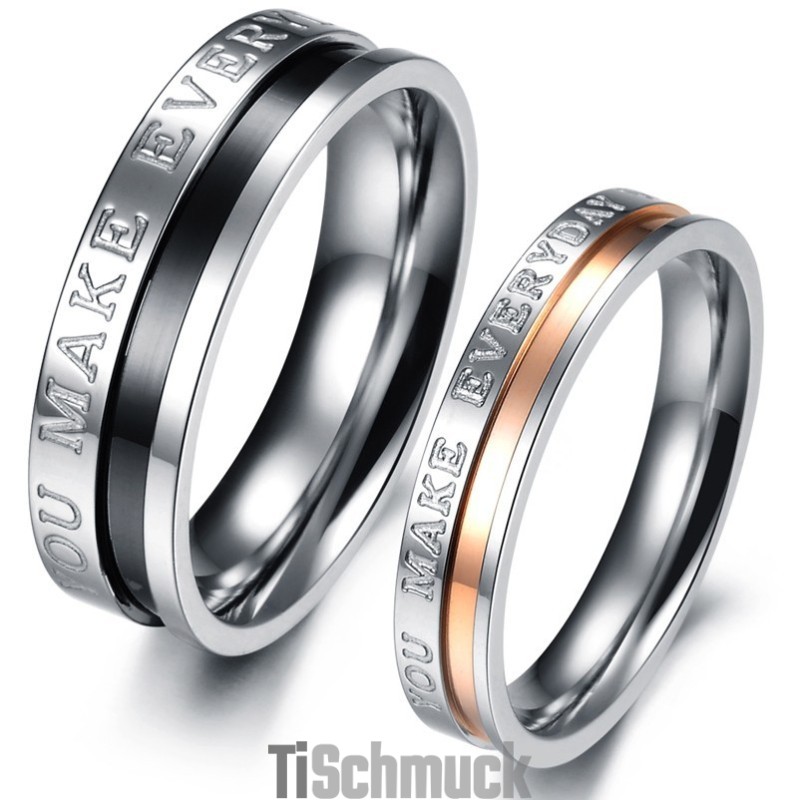 Komplett In Spezifikationen Titanring Für Liebhaber