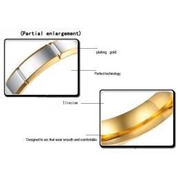 Stabiler Qualitäts-Mode-Titanring Für Liebhaber