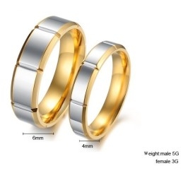 Stabiler Qualitäts-Mode-Titanring Für Liebhaber