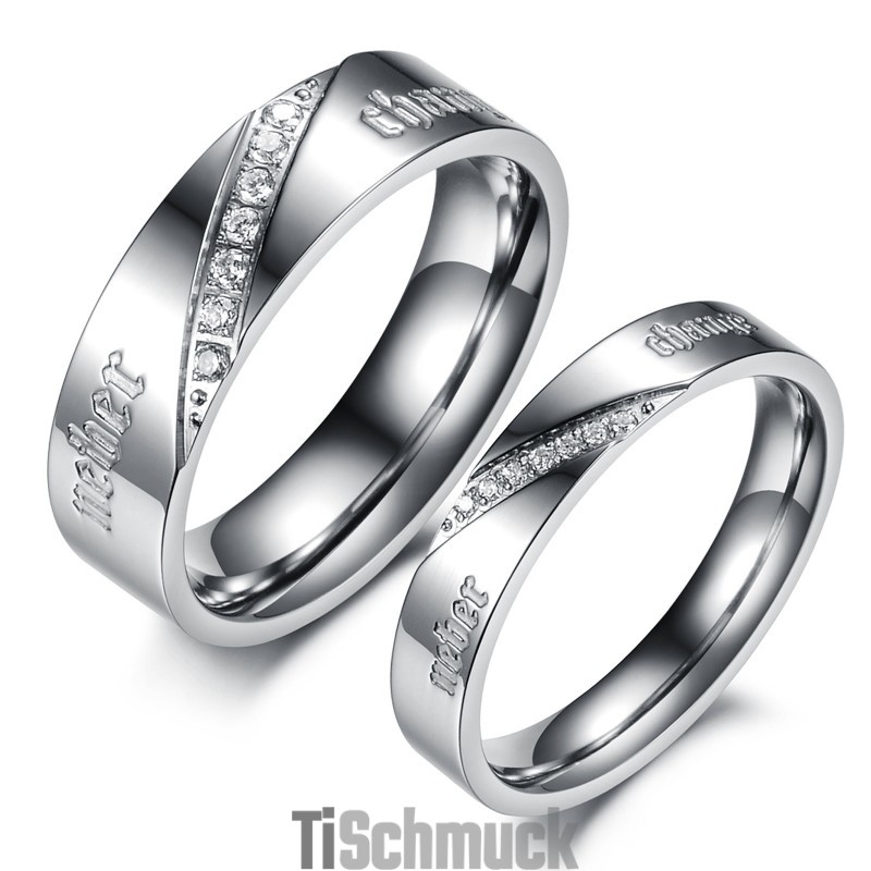 Komplett In Spezifikationen Argent Titanium Ring Für Liebhaber