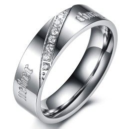 Komplett In Spezifikationen Argent Titanium Ring Für Liebhaber