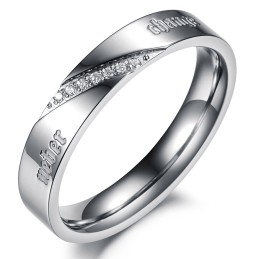 Komplett In Spezifikationen Argent Titanium Ring Für Liebhaber