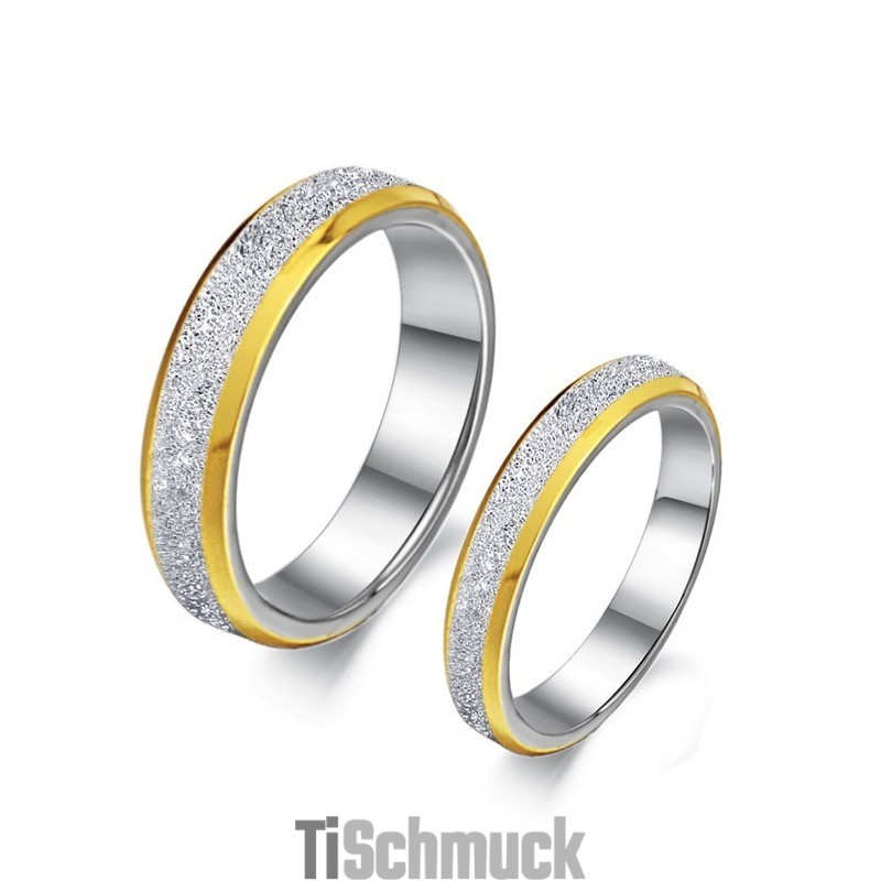 Hochwertiger Scrub-Titanring Für Liebhaber