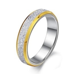 Hochwertiger Scrub-Titanring Für Liebhaber