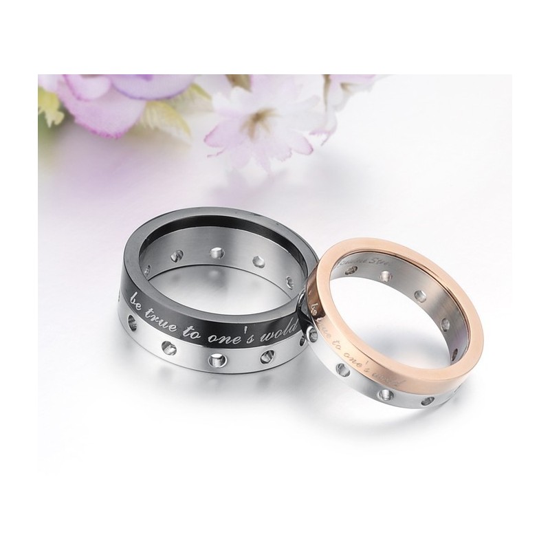 Stabiler Qualitäts-Titanring Für Liebhaber
