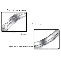 Zuverlässiger Qualitäts-Titanring Für Verliebte