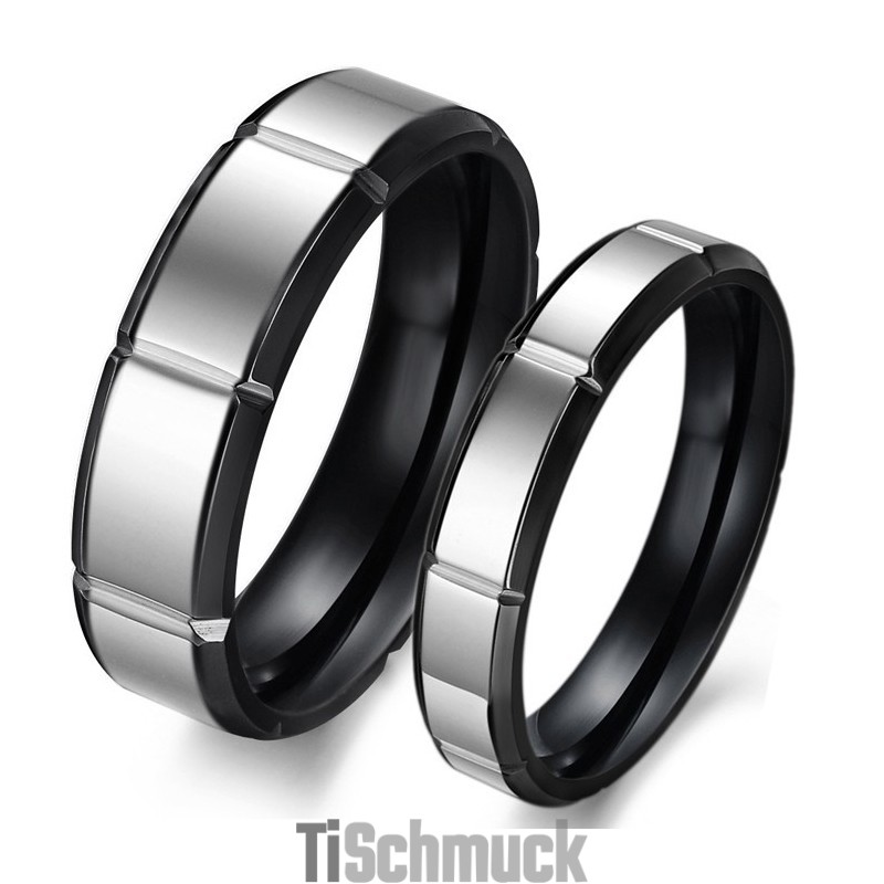 Die Königin Der Qualität Retro Titan Ring Für Liebhaber