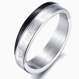 Die Königin Der Qualität Alternative Kreativer Titanring Für Liebhaber