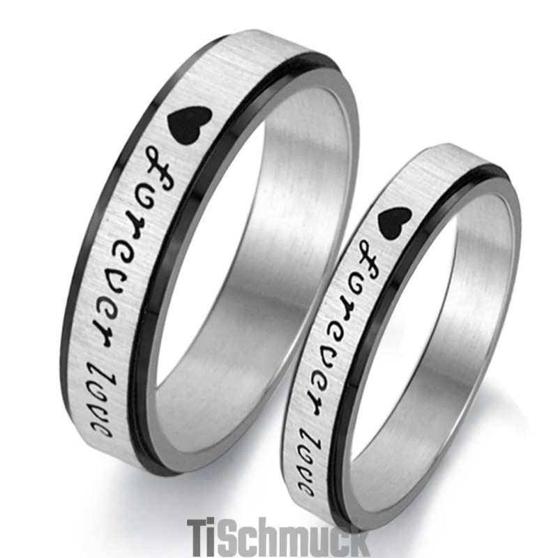 Der König Der Quantität Endless Love Titanring Für Verliebte Der König Der Quantität Endless Love Titanring Für Verliebte