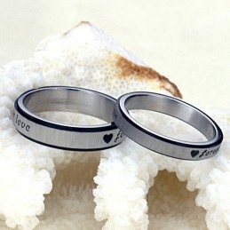 Der König Der Quantität Endless Love Titanring Für Verliebte