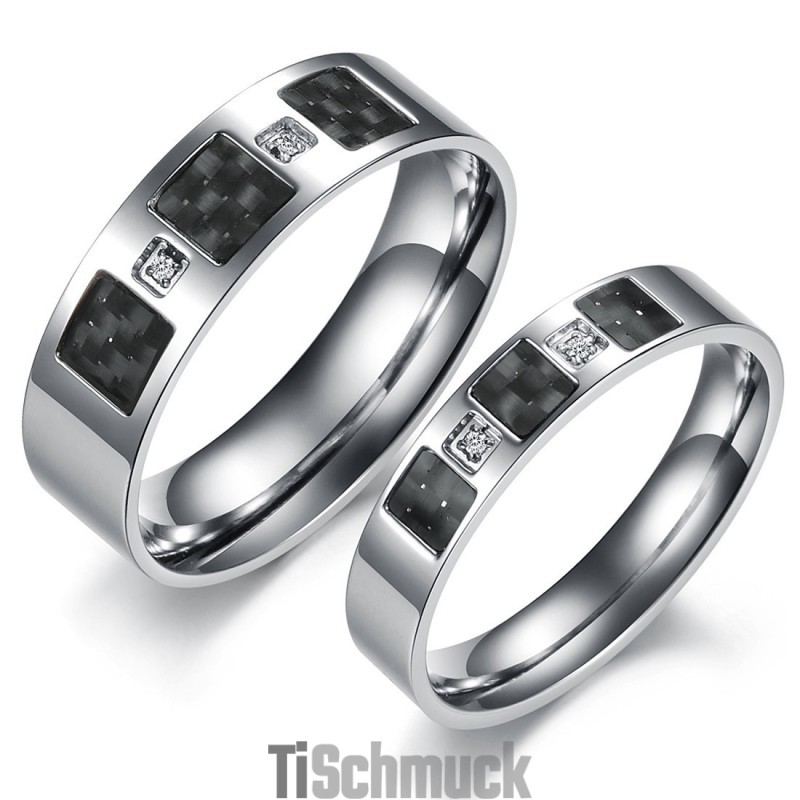 Hochwertiger Titanring Für Verliebte Hochwertiger Titanring Für Verliebte