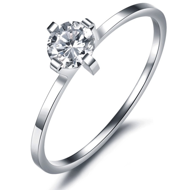 Zuverlässiger Performance-Titanring Für Verliebte Mit Strass