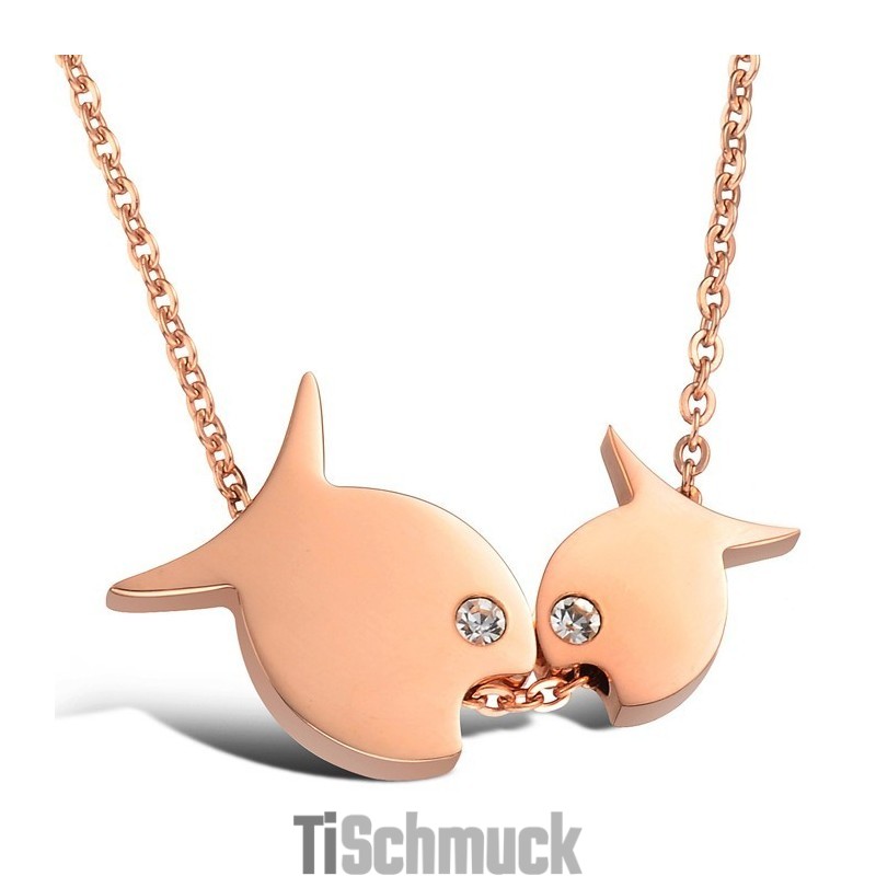 Weltweit Gut Verkaufte Titan-Halskette In Fischform