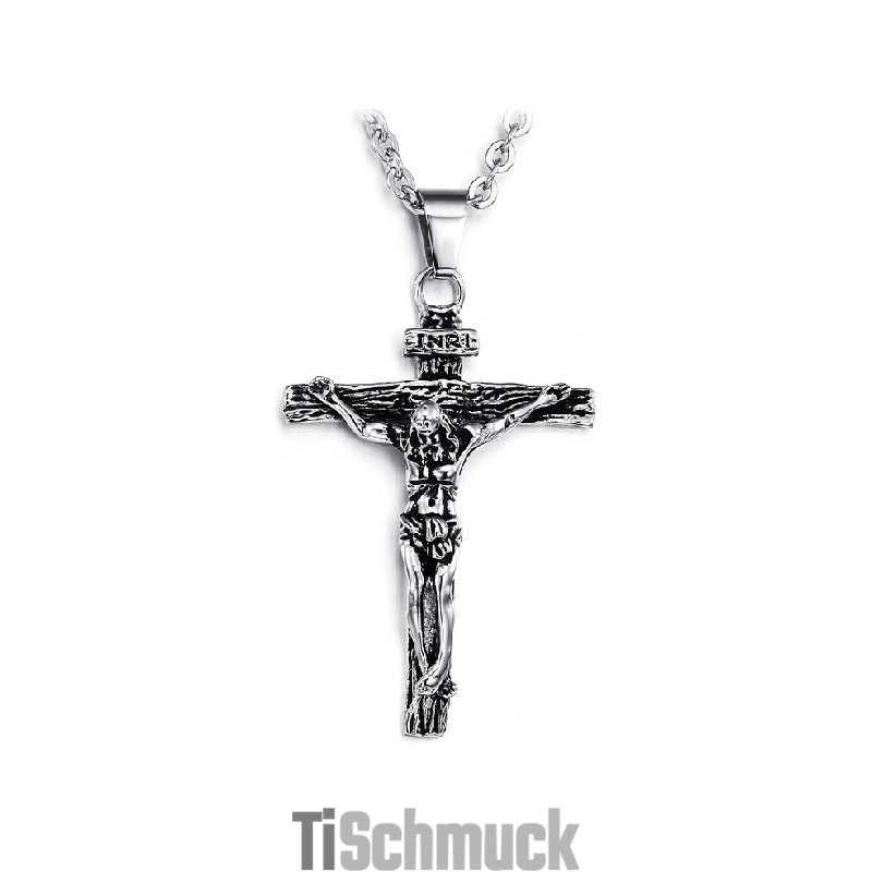 Einfach Zu Verwendende Kreuz-Titan-Halskette Einfach Zu Verwendende Kreuz-Titan-Halskette