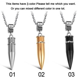 Hochwertige Halskette Aus Schwarzem Titan