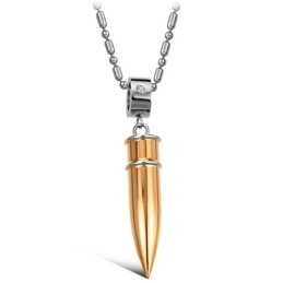 Hochwertige Halskette Aus Schwarzem Titan