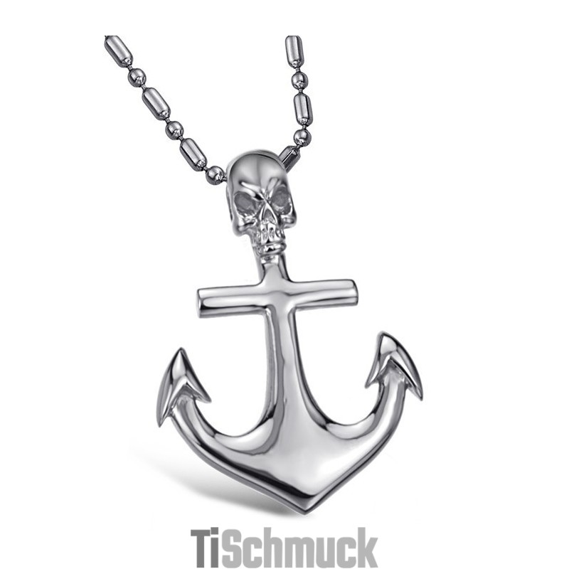 Weltweit Bekannte Kreuz-Halskette Aus Titan