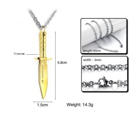 Komplett In Spezifikationen Goldene Titan-Halskette
