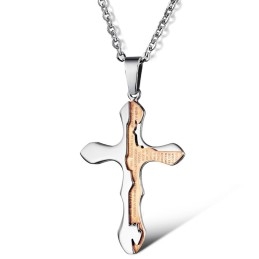 Titan-Halskette Mit Kreuz Von Reliable Reputation