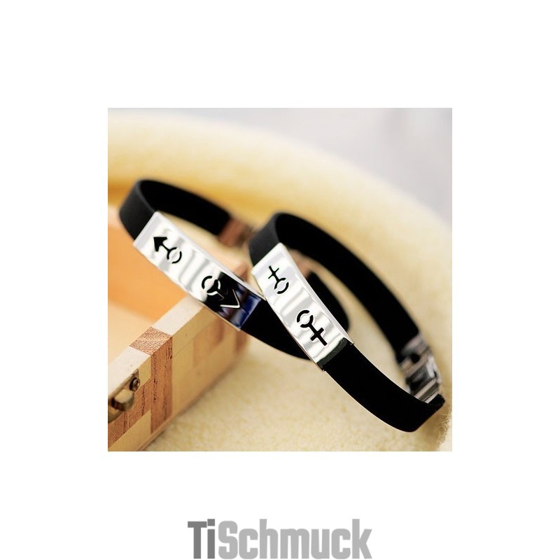 Symbol Titan Armbänder Für Männer Und Frauen Paare