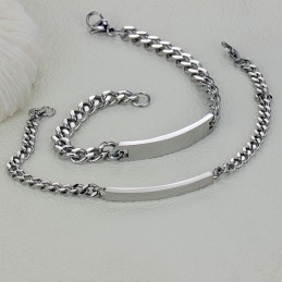 Einfach Zu Verwendendes Modisches Titanarmband Für Liebhaber
