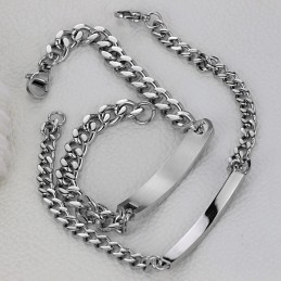 Einfach Zu Verwendendes Modisches Titanarmband Für Liebhaber