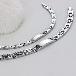 Stabiles, Hochwertiges Anti-Ermüdungs-Titanarmband Für Liebhaber