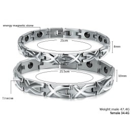 Zuverlässiges, Hochwertiges Anti-Ermüdungs-Titanarmband Für Liebhaber
