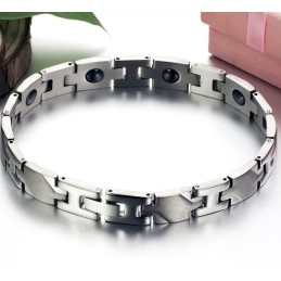 Hochwertiges Titan-Magnetstein-Armband Für Liebhaber