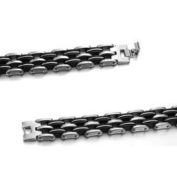 Qualität Und Quantität Gesichertes Männliches Titan-Silikonarmband