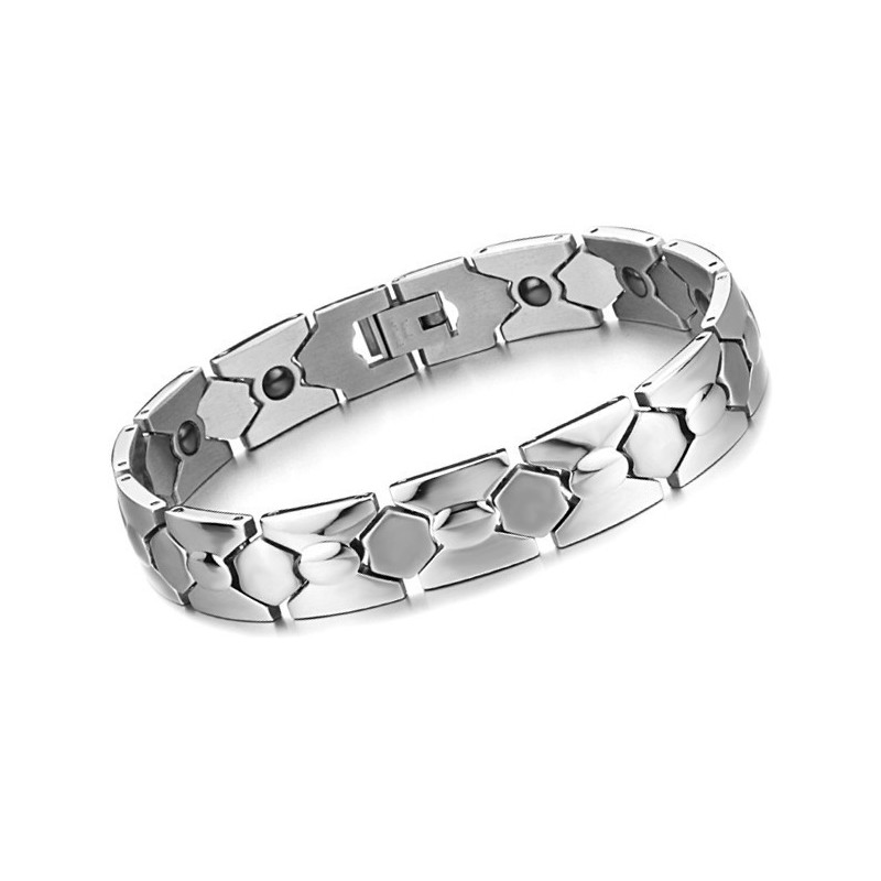 Zuverlässiges, Leistungsstarkes Anti-Ermüdungs-Armband Aus Titan-Magnetstein Für Männer