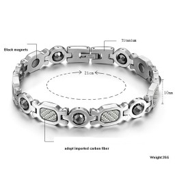 Die Königin Der Hochwertigen Gesundheits-Titan-Magnetstein-Armbänder