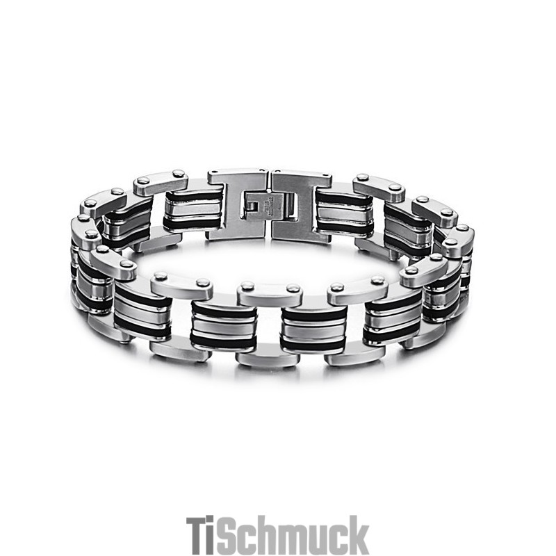 Stabiles Qualitäts-Klassisches Titan-Silikonarmband Für Männer Stabiles Qualitäts-Klassisches Titan-Silikonarmband Für Männer