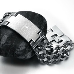 Einfach Zu Verwendendes Titan-Armband Mit Kreuz Für Männer