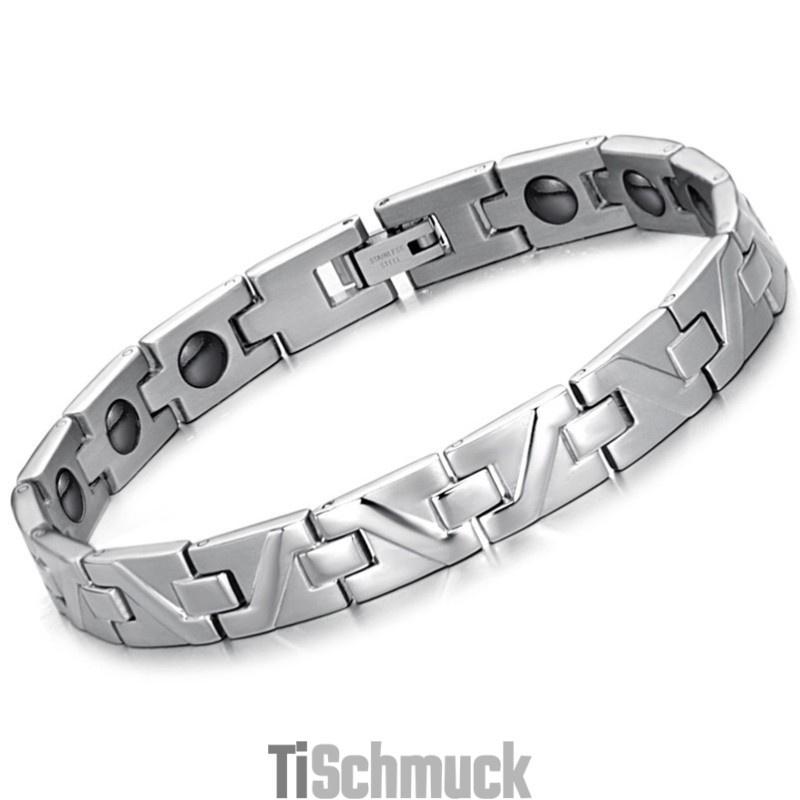 Einfach Zu Verwendendes Anti-Ermüdungs-Titan-Magnetstein-Armband