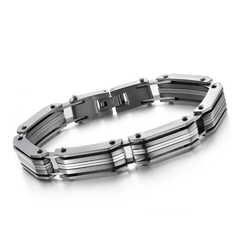 Das King Of Quantity Herren-Titanarmband