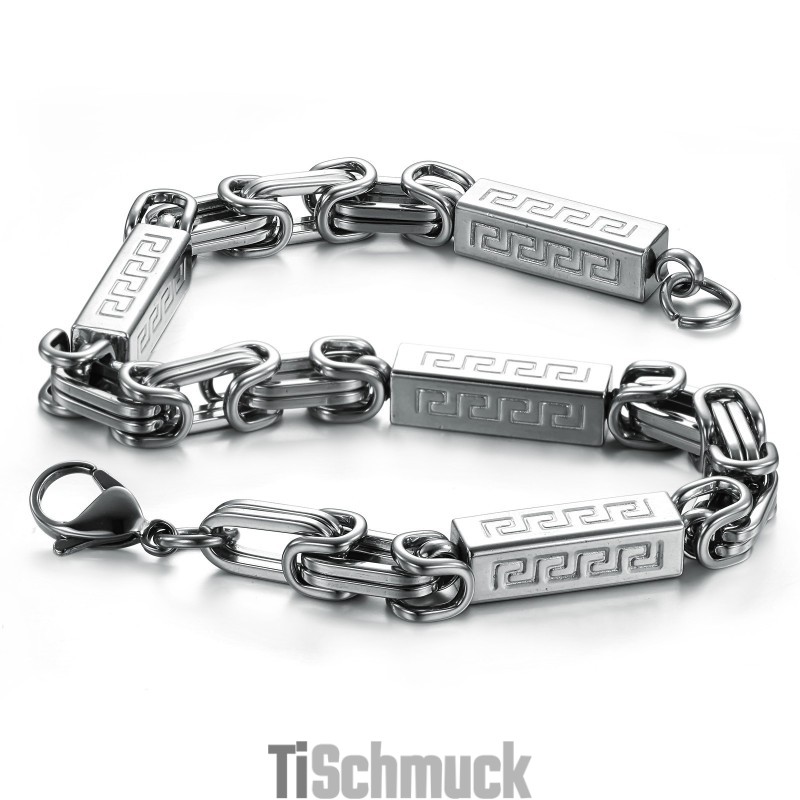 Zuverlässiger Ruf Männliches Prägnantes Titanarmband