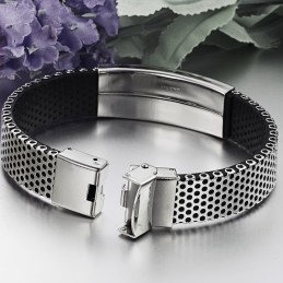 Große Auswahl An Männlichen Titan-Lederarmbändern