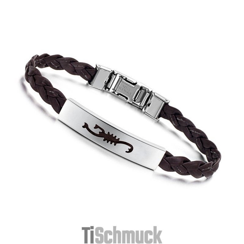 Hochwertiger Damen-Armreif Aus Titanleder