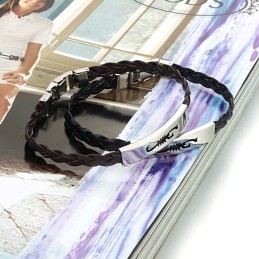 Hochwertiger Damen-Armreif Aus Titanleder