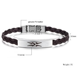 Qualität Und Quantität Gesichert Weibliche Titan Pu Armreif