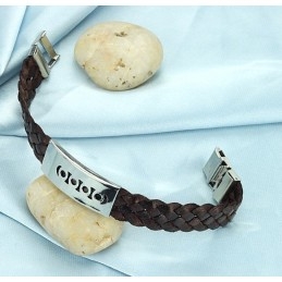 Komplett In Spezifikationen Brauner Titan-Armreif