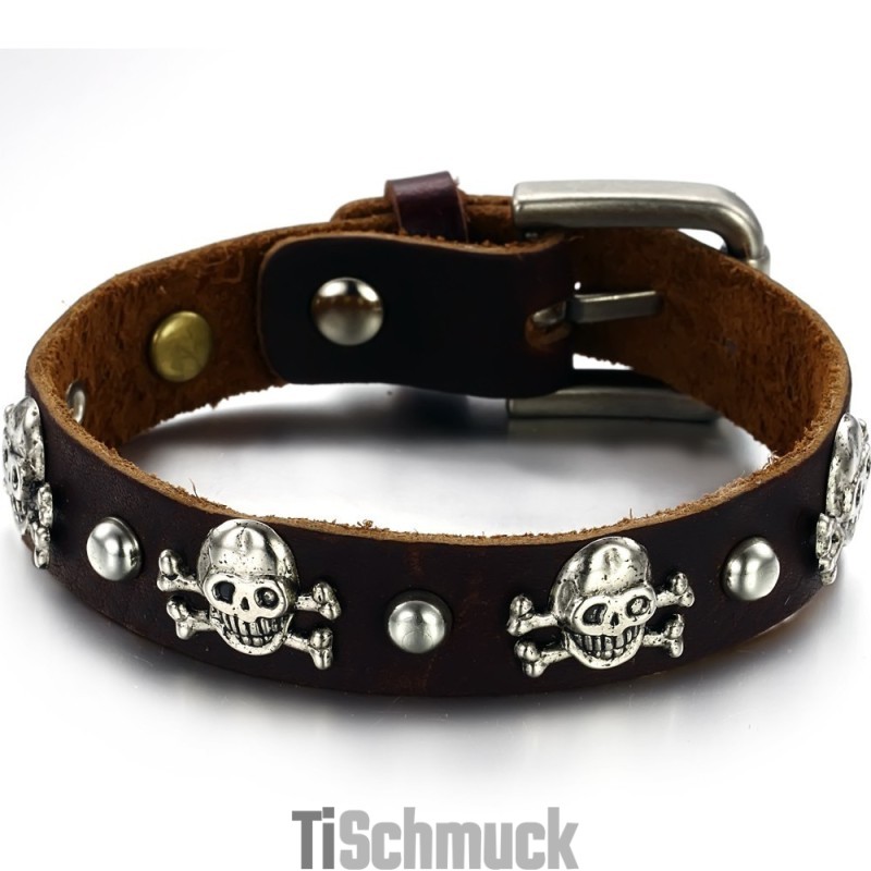 Stabiler Qualitäts-Retro-Armreif Aus Titanleder Für Männer Stabiler Qualitäts-Retro-Armreif Aus Titanleder Für Männer