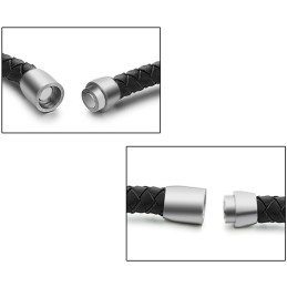 Stabiler Qualitätsarmreif Aus Titanleder Für Damen