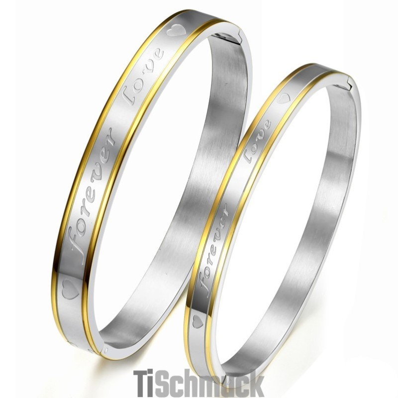 Stabile Qualität Forever Love Titan Armreif Für Liebhaber Stabile Qualität Forever Love Titan Armreif Für Liebhaber