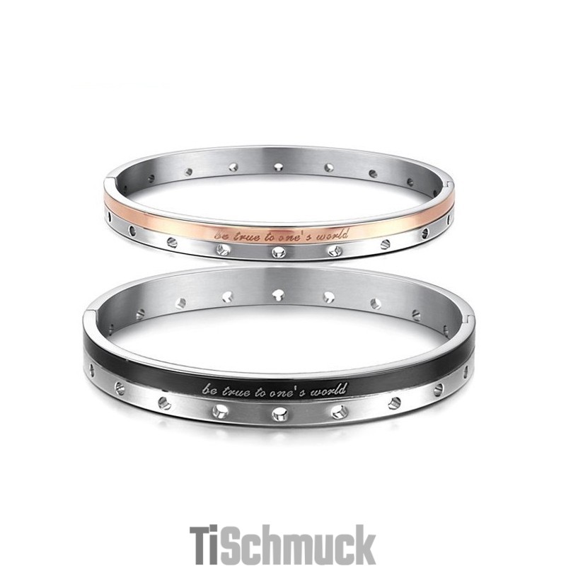 Komplette Spezifikationen Titan Armreif Für Liebhaber