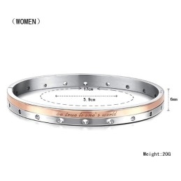 Komplette Spezifikationen Titan Armreif Für Liebhaber