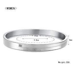 Prägnanter Titan-Armreif Von Hervorragender Qualität Für Liebhaber Mit Strass