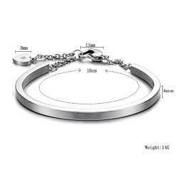 Stabile Qualität Weibliche Sweetheart Titan Armreif